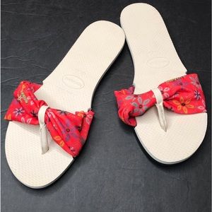 Havaianas You St. Tropez Sandals Flip Flops NWOT Woman’s Size 9/10